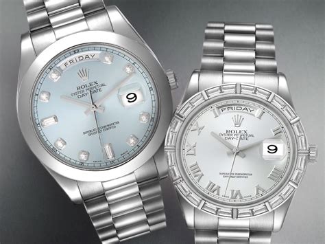 rolex day date platine|newest rolex platinum day date.